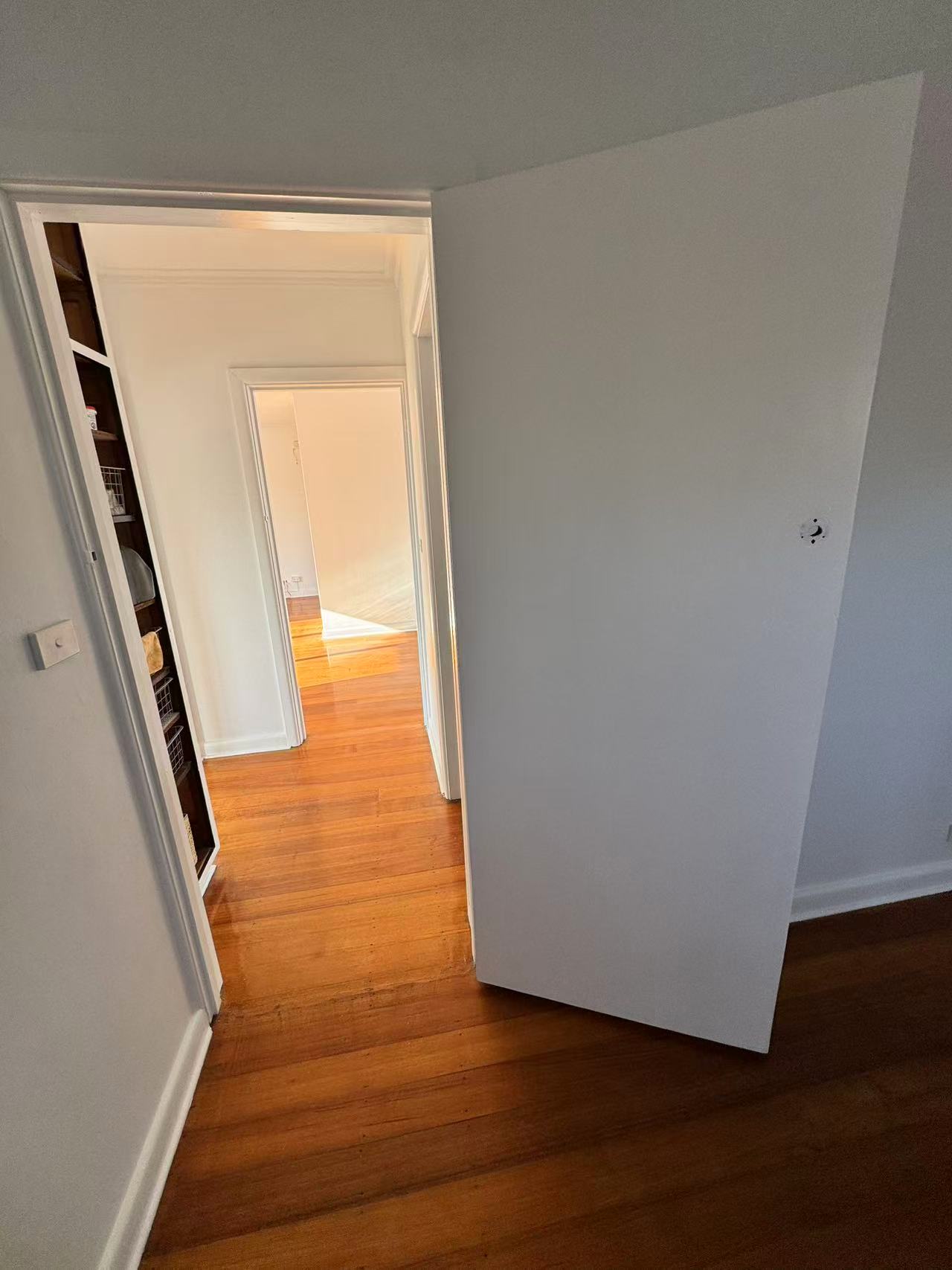 Interior door and frame